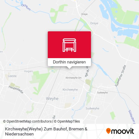 Kirchweyhe(Weyhe) Zum Bauhof Karte