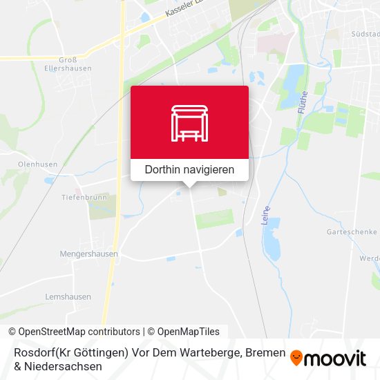 Rosdorf(Kr Göttingen) Vor Dem Warteberge Karte