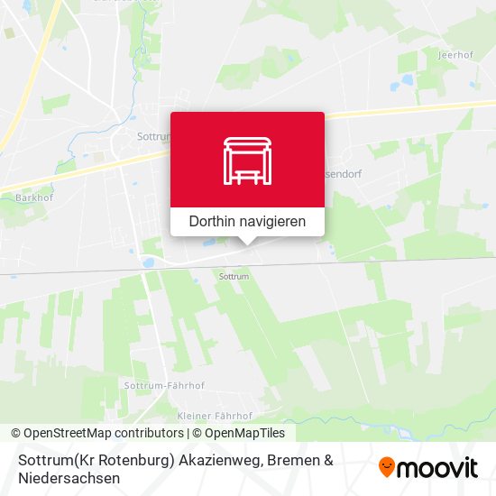 Sottrum(Kr Rotenburg) Akazienweg Karte