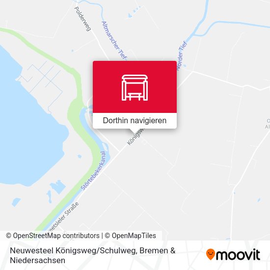 Neuwesteel Königsweg/Schulweg Karte