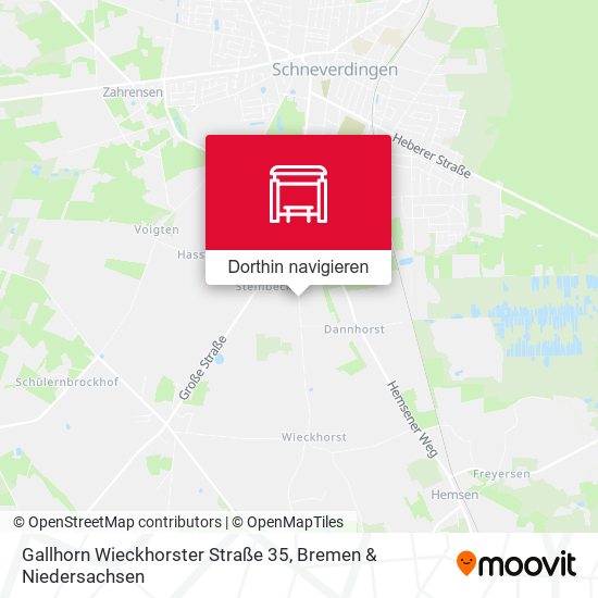 Gallhorn Wieckhorster Straße 35 Karte