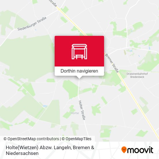 Holte(Wietzen) Abzw. Langeln Karte
