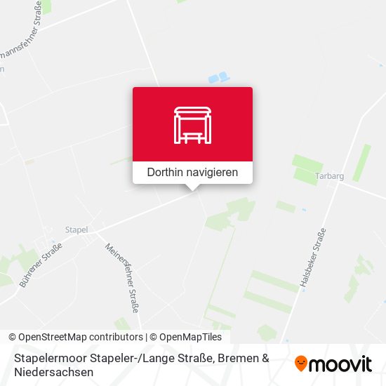 Stapelermoor Stapeler- / Lange Straße Karte