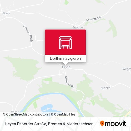 Heyen Esperder Straße Karte
