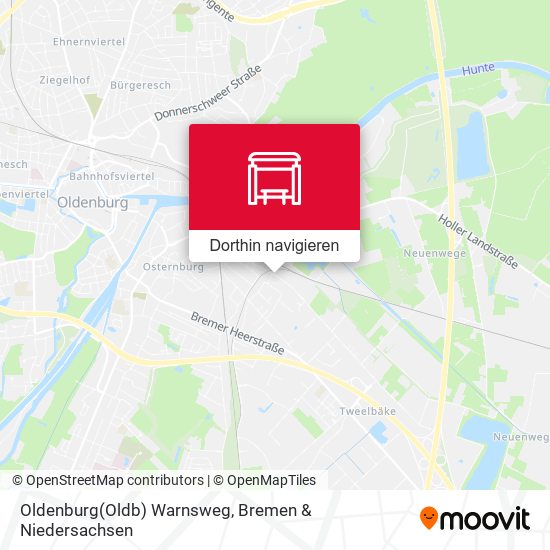 Oldenburg(Oldb) Warnsweg Karte