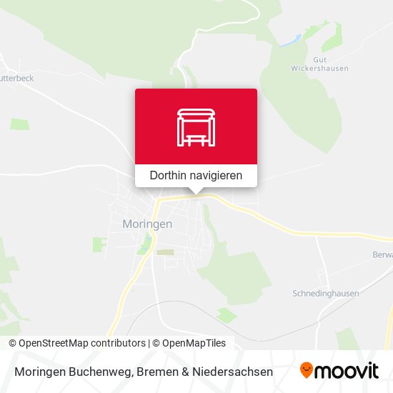 Moringen Buchenweg Karte