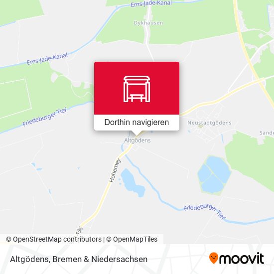 Altgödens Karte