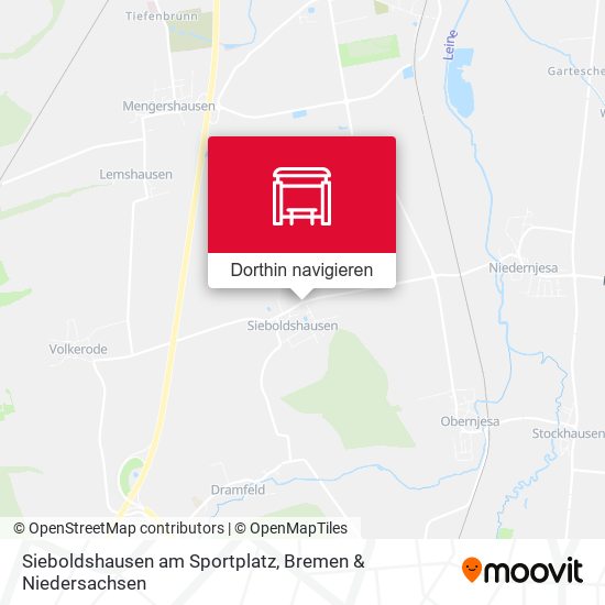 Sieboldshausen am Sportplatz Karte