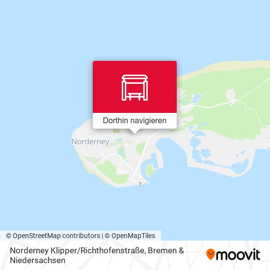 Norderney Klipper / Richthofenstraße Karte