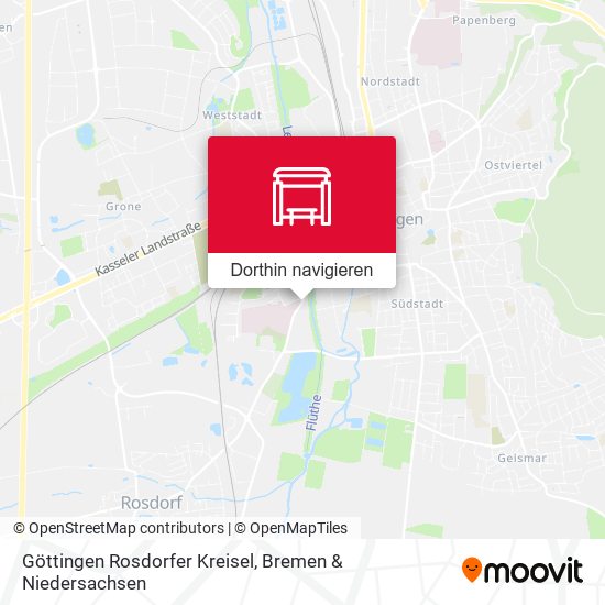 Göttingen Rosdorfer Kreisel Karte