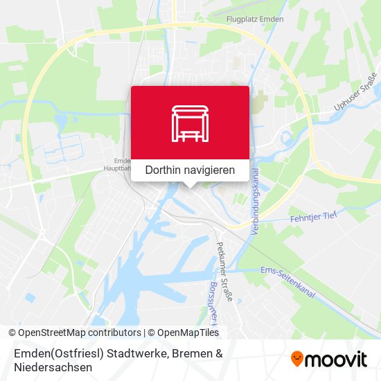 Emden(Ostfriesl) Stadtwerke Karte