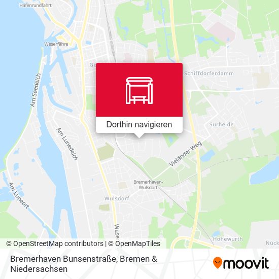 Bremerhaven Bunsenstraße Karte