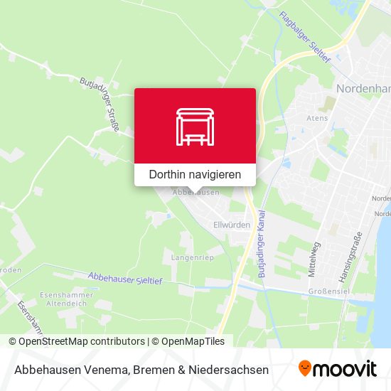 Abbehausen Venema Karte
