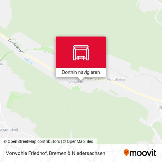 Vorwohle Friedhof Karte