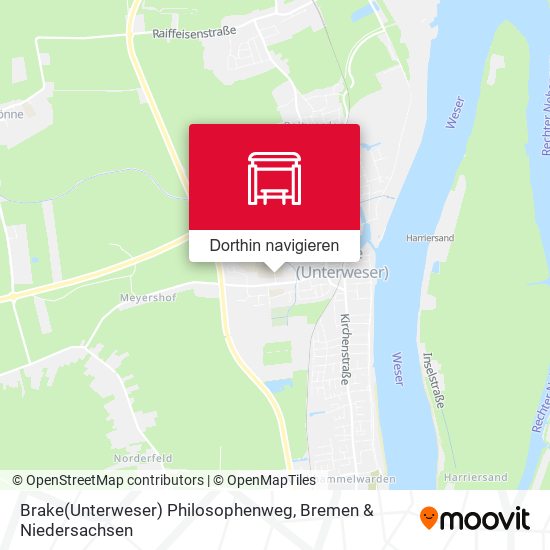 Brake(Unterweser) Philosophenweg Karte