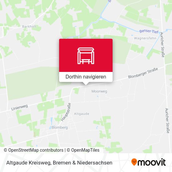 Altgaude Kreisweg Karte
