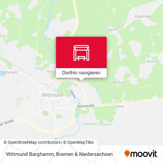 Wittmund Barghamm Karte