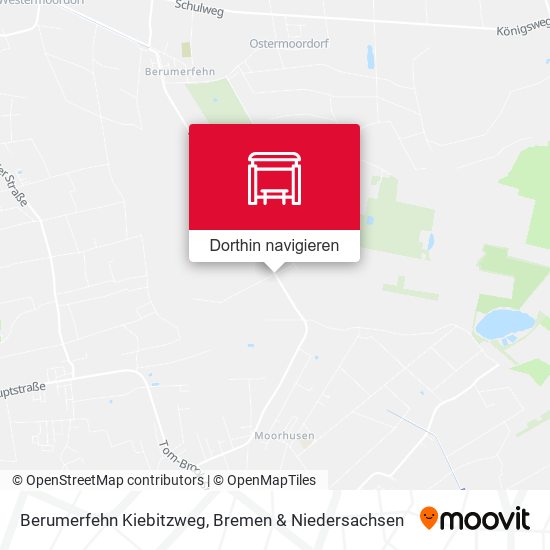 Berumerfehn Kiebitzweg Karte