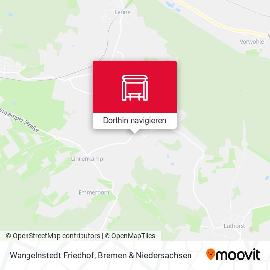 Wangelnstedt Friedhof Karte