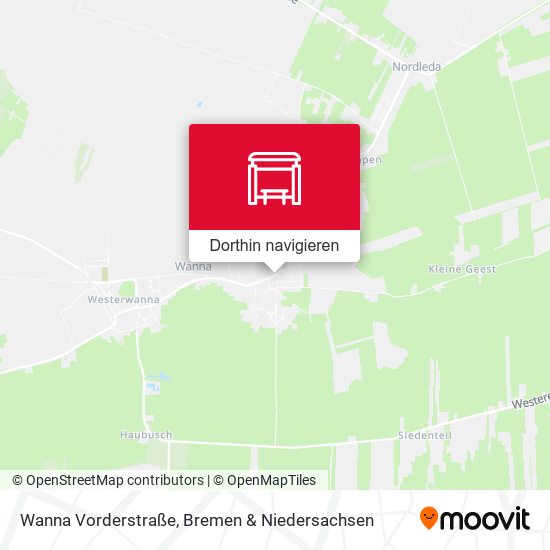 Wanna Vorderstraße Karte