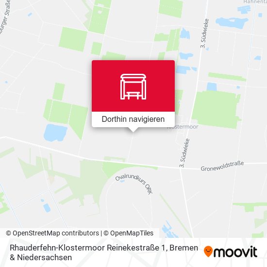Rhauderfehn-Klostermoor Reinekestraße 1 Karte