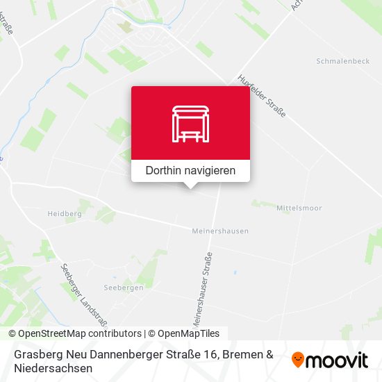 Grasberg Neu Dannenberger Straße 16 Karte