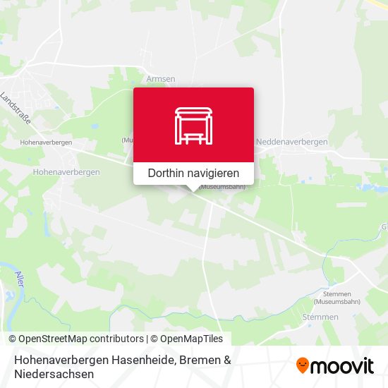 Hohenaverbergen Hasenheide Karte