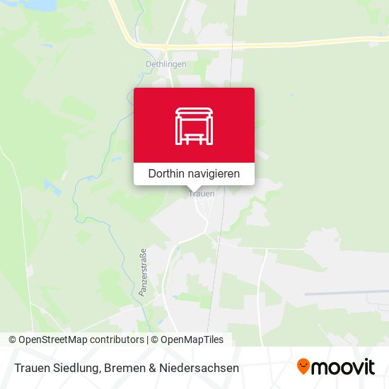 Trauen Siedlung Karte