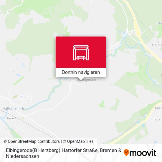 Elbingerode(B Herzberg) Hattorfer Straße Karte