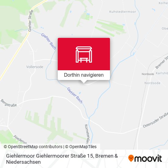 Giehlermoor Giehlermoorer Straße 15 Karte