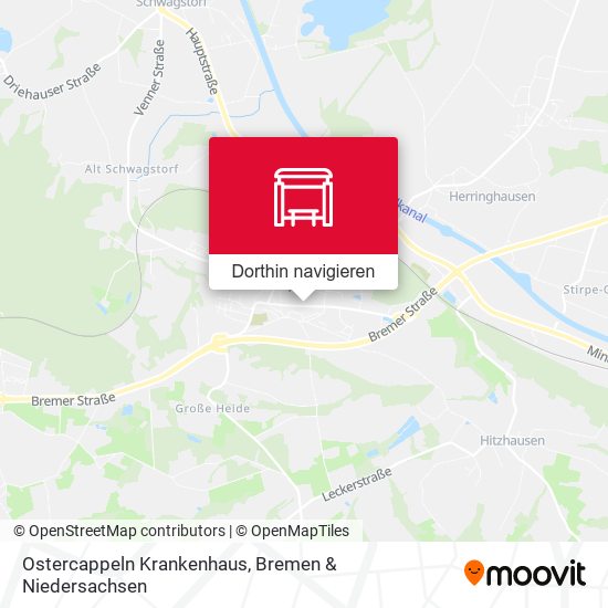 Ostercappeln Krankenhaus Karte