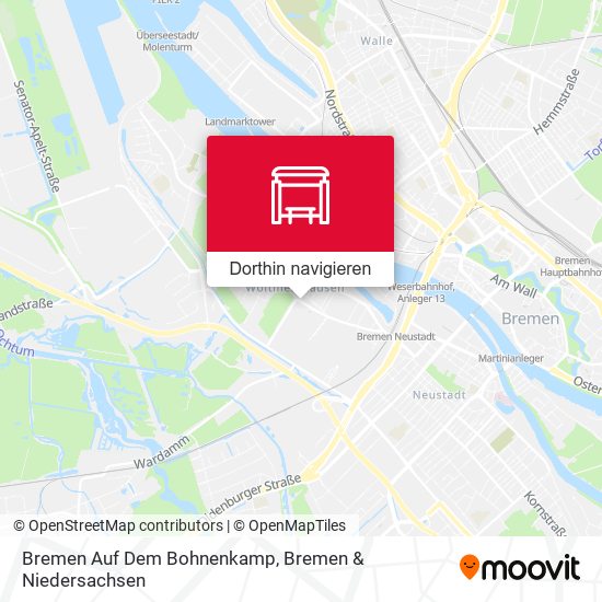 Bremen Auf Dem Bohnenkamp Karte