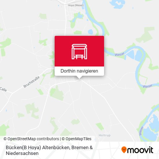 Bücken(B Hoya) Altenbücken Karte