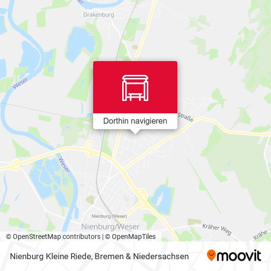 Nienburg Kleine Riede Karte