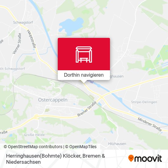 Herringhausen(Bohmte) Klöcker Karte