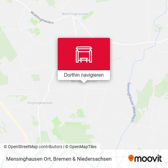 Mensinghausen Ort Karte