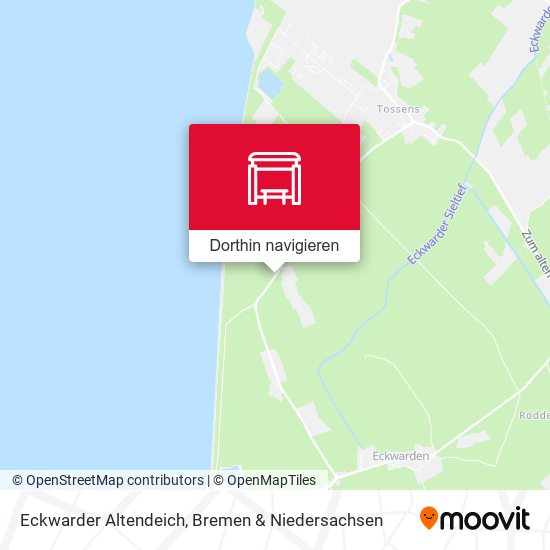 Eckwarder Altendeich Karte