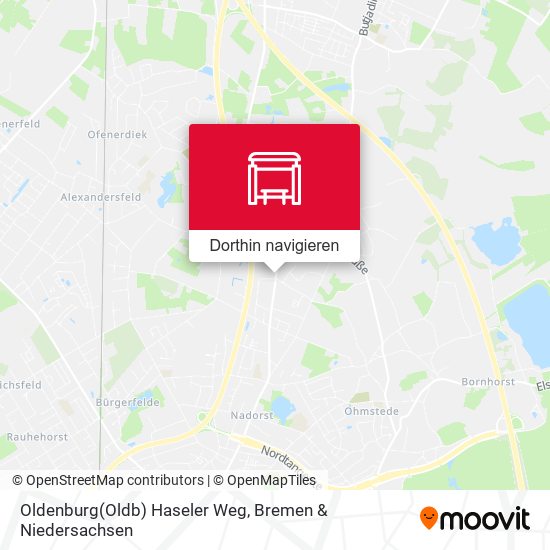 Oldenburg(Oldb) Haseler Weg Karte