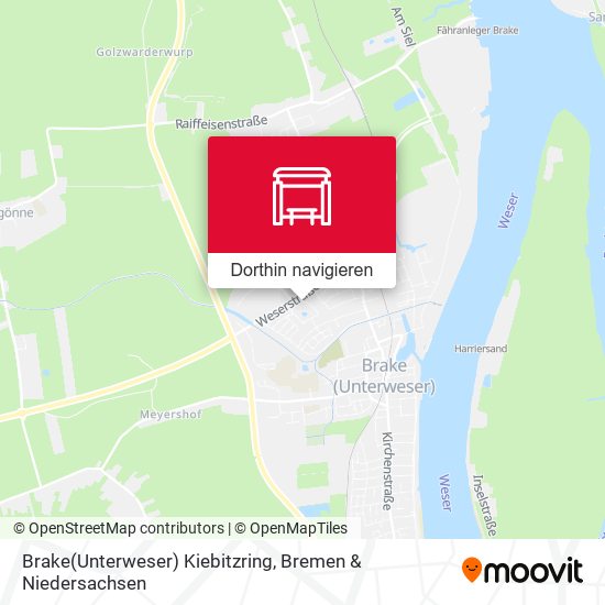 Brake(Unterweser) Kiebitzring Karte