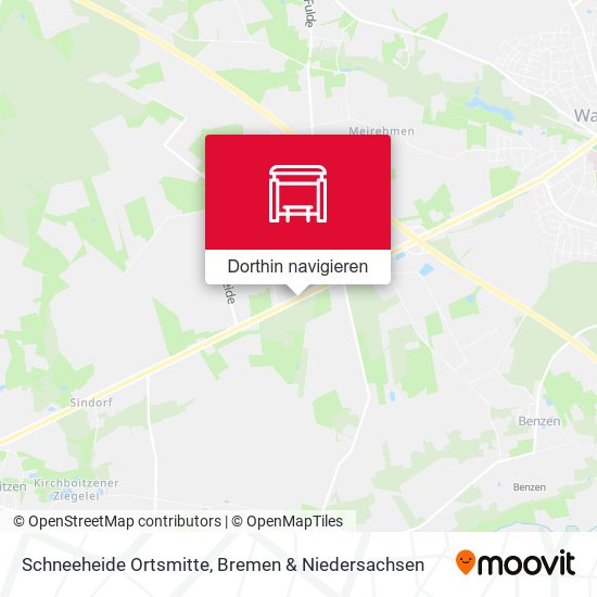 Schneeheide Ortsmitte Karte