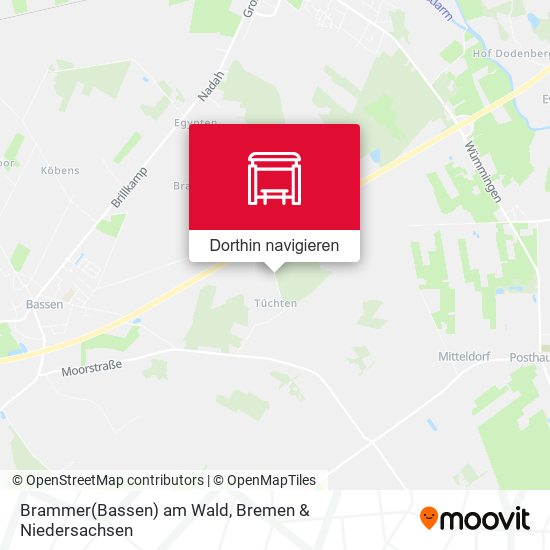 Brammer(Bassen) am Wald Karte