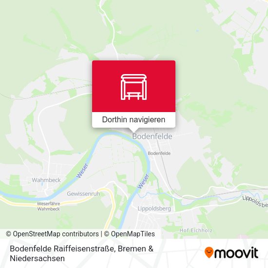 Bodenfelde Raiffeisenstraße Karte