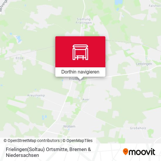 Frielingen(Soltau) Ortsmitte Karte