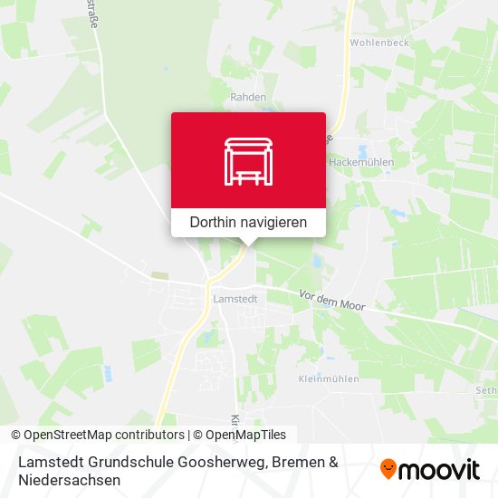 Lamstedt Grundschule Goosherweg Karte