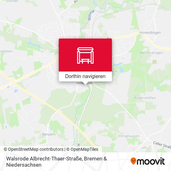 Walsrode Albrecht-Thaer-Straße Karte
