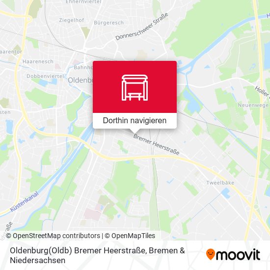 Oldenburg(Oldb) Bremer Heerstraße Karte