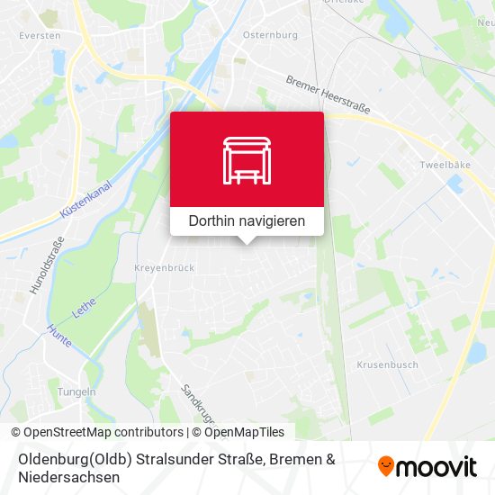 Oldenburg(Oldb) Stralsunder Straße Karte