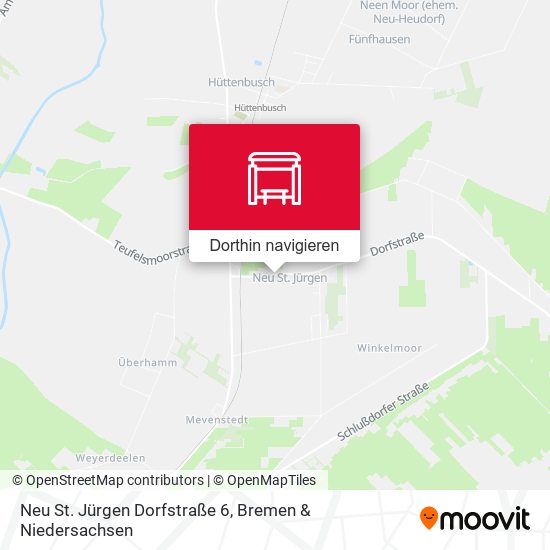 Neu St. Jürgen Dorfstraße 6 Karte