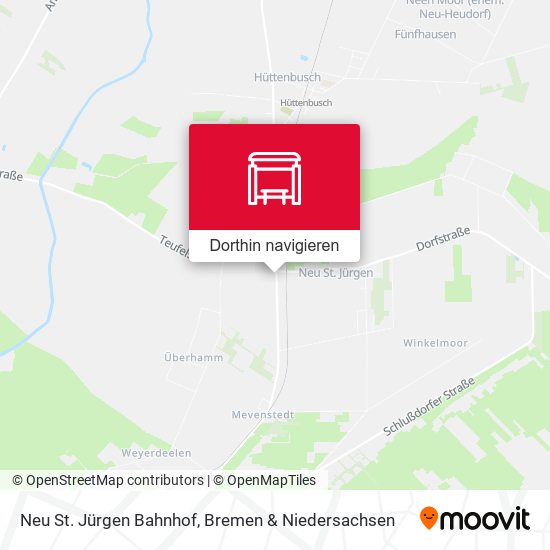 Neu St. Jürgen Bahnhof Karte