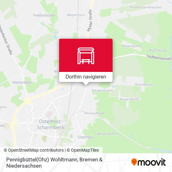 Pennigbüttel(Ohz) Wohltmann Karte